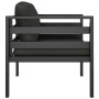Sofás centrales 2 unidades con cojines aluminio gris antracita von , Modulare Sofas für den Außenbereich - Ref: Foro24-318313...