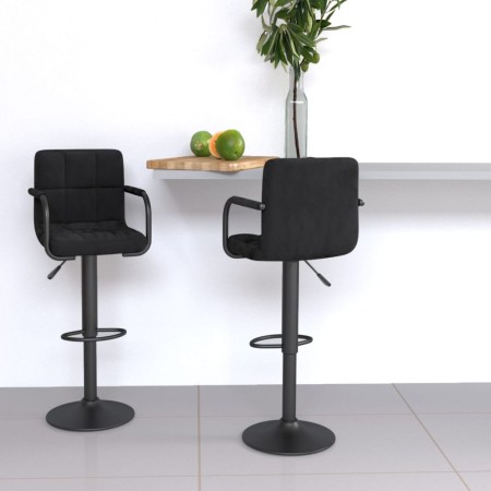 Taburetes de cocina 2 unidades terciopelo negro von , Küchenhocker - Ref: Foro24-334656, Preis: 144,09 €, Rabatt: %