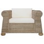 Sillón con cojines ratán natural by , Armchairs - Ref: Foro24-283072, Price: 328,58 €, Discount: %