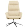 Sillón de relax de tela color crema by , Armchairs - Ref: Foro24-341132, Price: 113,27 €, Discount: %