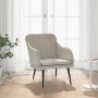 Sillón de terciopelo gris claro 63x76x80 cm von , Sessel - Ref: Foro24-351454, Preis: 98,89 €, Rabatt: %