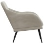 Sillón de terciopelo gris claro 63x76x80 cm von , Sessel - Ref: Foro24-351454, Preis: 98,89 €, Rabatt: %