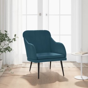 Sillón de terciopelo azul 63x76x80 cm von , Sessel - Ref: Foro24-351463, Preis: 91,43 €, Rabatt: %