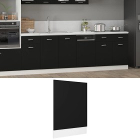 Panel para lavavajillas “Lyon” madera contrachapada negro von , Küchenschränke - Ref: Foro24-802555, Preis: 38,15 €, Rabatt: %