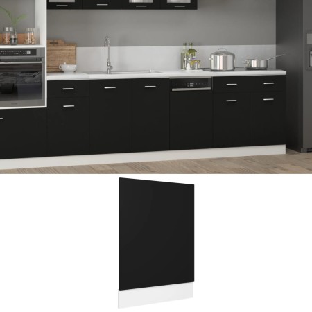 Panel para lavavajillas “Lyon” madera contrachapada negro von , Küchenschränke - Ref: Foro24-802555, Preis: 38,15 €, Rabatt: %