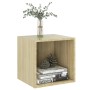 Armario de pared 2 uds madera contrachapada roble 37x37x37 cm von , Regale und Regale - Ref: Foro24-805454, Preis: 61,52 €, R...