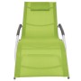 Tumbona con cojín aluminio y textilene verde von , Liegen - Ref: Foro24-47780, Preis: 103,67 €, Rabatt: %