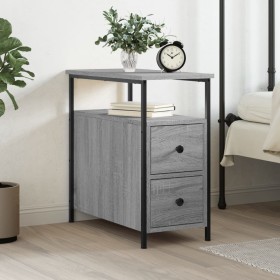 Mesita de noche madera de ingeniería gris Sonoma 30x60x60 cm von , Nachttische - Ref: Foro24-826069, Preis: 60,77 €, Rabatt: %