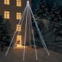 Luces árbol Navidad interior/exterior 1300 LED blanco frío 8 m