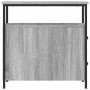 Mesita de noche madera de ingeniería gris Sonoma 30x60x60 cm