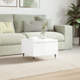 Mesa de centro madera de ingeniería blanco brillo 50x46x35 cm von , Couchtisch - Ref: Foro24-830848, Preis: 40,58 €, Rabatt: %