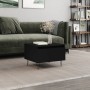 Mesa de centro madera de ingeniería negro 50x46x35 cm by , Coffee table - Ref: Foro24-830862, Price: 43,92 €, Discount: %