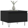 Mesa de centro madera de ingeniería negro 50x46x35 cm by , Coffee table - Ref: Foro24-830862, Price: 43,92 €, Discount: %