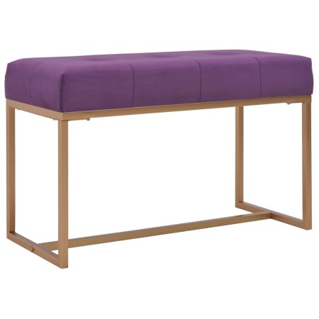 Banco 80 cm terciopelo morado von , Bänke für Hallen und Lager - Ref: Foro24-247557, Preis: 94,85 €, Rabatt: %