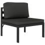 Sofá modular central con cojines aluminio antracita von , Modulare Sofas für den Außenbereich - Ref: Foro24-49240, Preis: 178...