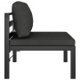 Sofá modular central con cojines aluminio antracita von , Modulare Sofas für den Außenbereich - Ref: Foro24-49240, Preis: 178...