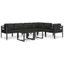 Sofá modular central con cojines aluminio antracita von , Modulare Sofas für den Außenbereich - Ref: Foro24-49240, Preis: 178...