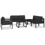 Sofá modular central con cojines aluminio antracita von , Modulare Sofas für den Außenbereich - Ref: Foro24-49240, Preis: 178...