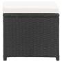 Taburetes de jardín 2 unidades y cojines ratán sintético negro von , Gartenstühle - Ref: Foro24-46416, Preis: 96,52 €, Rabatt: %