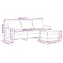 Sofá de 3 plazas con taburete cuero sintético negro 180 cm by , Sofas - Ref: Foro24-3201024, Price: 298,95 €, Discount: %