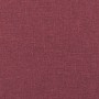 Sofá de 3 plazas con taburete de tela rojo tinto 180 cm by , Sofas - Ref: Foro24-3201079, Price: 307,57 €, Discount: %