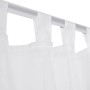 Cortina blanca transparente 2 piezas 140x245 cm von , Vorhänge und Gardinen - Ref: Foro24-130199, Preis: 26,41 €, Rabatt: %