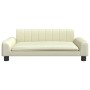 Cama para perros de cuero sintético crema 90x53x30 cm by , Beds for dogs - Ref: Foro24-171853, Price: 87,95 €, Discount: %