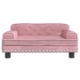 Cama para perros de terciopelo rosa 70x45x30 cm von , Betten für Hunde - Ref: Foro24-171885, Preis: 72,41 €, Rabatt: %
