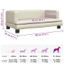 Cama para perros de cuero sintético crema 80x45x30 cm von , Betten für Hunde - Ref: Foro24-171902, Preis: 69,70 €, Rabatt: %