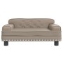 Cama para perros de cuero sintético color capuchino 70x45x30 cm by , Beds for dogs - Ref: Foro24-171893, Price: 74,28 €, Disc...