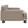 Cama para perros de cuero sintético color capuchino 70x45x30 cm by , Beds for dogs - Ref: Foro24-171893, Price: 74,28 €, Disc...