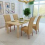 Sillas de comedor 4 unidades ratán natural marrón by , dining chairs - Ref: Foro24-274204, Price: 355,96 €, Discount: %