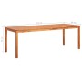 Set comedor de jardín 9 pzas y cojines madera maciza de acacia by , Garden sets - Ref: Foro24-278900, Price: 1,00 €, Discount: %