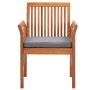 Set comedor de jardín 5 pzas y cojines madera maciza de acacia von , Gartensets - Ref: Foro24-278902, Preis: 593,87 €, Rabatt: %