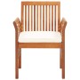 Set comedor de jardín 7 pzas y cojines madera maciza de acacia von , Gartensets - Ref: Foro24-278898, Preis: 1,00 €, Rabatt: %