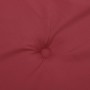 Cojín de banco de jardín tela Oxford rojo tinto 100x50x3 cm by , Cushions for chairs and sofas - Ref: Foro24-314074, Price: 2...