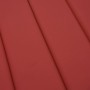 Cojín de tumbona de tela Oxford rojo 200x60x3 cm by , Cushions for chairs and sofas - Ref: Foro24-314209, Price: 45,73 €, Dis...