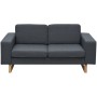 Sofá de 2 plazas tela gris oscuro von , Sofas - Ref: Foro24-243186, Preis: 444,38 €, Rabatt: %