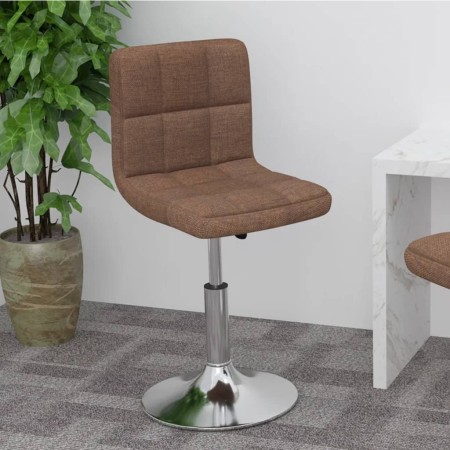 Taburete de cocina giratorio de tela marrón by , Kitchen stools - Ref: Foro24-334202, Price: 80,33 €, Discount: %