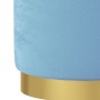 Taburete con almacenaje redondo terciopelo azul claro by , Folding stools and chairs - Ref: Foro24-340291, Price: 47,41 €, Di...