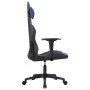 Silla gaming de masaje cuero sintético negro y azul von , Gaming-Stühle - Ref: Foro24-345445, Preis: 116,35 €, Rabatt: %