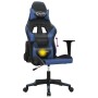 Silla gaming de masaje cuero sintético negro y azul von , Gaming-Stühle - Ref: Foro24-345445, Preis: 116,35 €, Rabatt: %