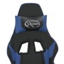 Silla gaming de masaje cuero sintético negro y azul von , Gaming-Stühle - Ref: Foro24-345445, Preis: 116,35 €, Rabatt: %