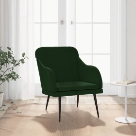 Sillón de terciopelo verde oscuro 63x76x80 cm by , Armchairs - Ref: Foro24-351456, Price: 91,65 €, Discount: %