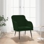 Sillón de terciopelo verde oscuro 63x76x80 cm by , Armchairs - Ref: Foro24-351456, Price: 91,65 €, Discount: %