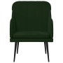 Sillón de terciopelo verde oscuro 63x76x80 cm by , Armchairs - Ref: Foro24-351456, Price: 91,65 €, Discount: %