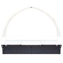 Tumbona doble con toldo de ratán sintético negro von , Liegen - Ref: Foro24-42665, Preis: 261,21 €, Rabatt: %