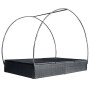 Tumbona doble con toldo de ratán sintético negro von , Liegen - Ref: Foro24-42665, Preis: 261,21 €, Rabatt: %