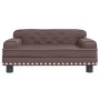 Cama para perros de cuero sintético marrón 70x45x30 cm von , Betten für Hunde - Ref: Foro24-171891, Preis: 83,73 €, Rabatt: %