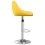 Taburete de bar de terciopelo amarillo mostaza by , Kitchen stools - Ref: Foro24-335301, Price: 82,86 €, Discount: %